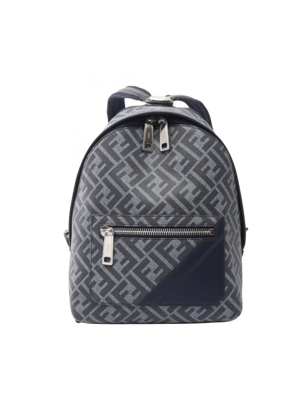 Fendi Backpack Diagonal Chiodo Small Leather